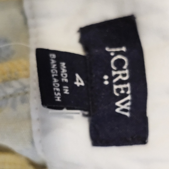 J. Crew Yellow Floral 5" Shorts - Picture 5 of 7